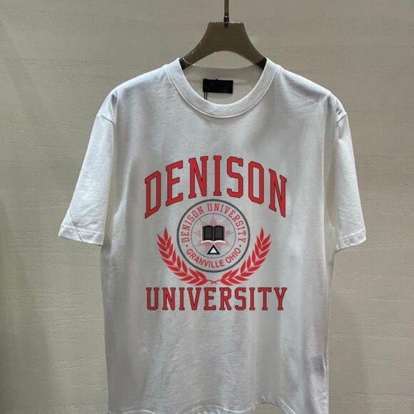 Vintage Denison University Shirt Unisex Tee Granville Ohio Tee PM - Picture 1 of 3
